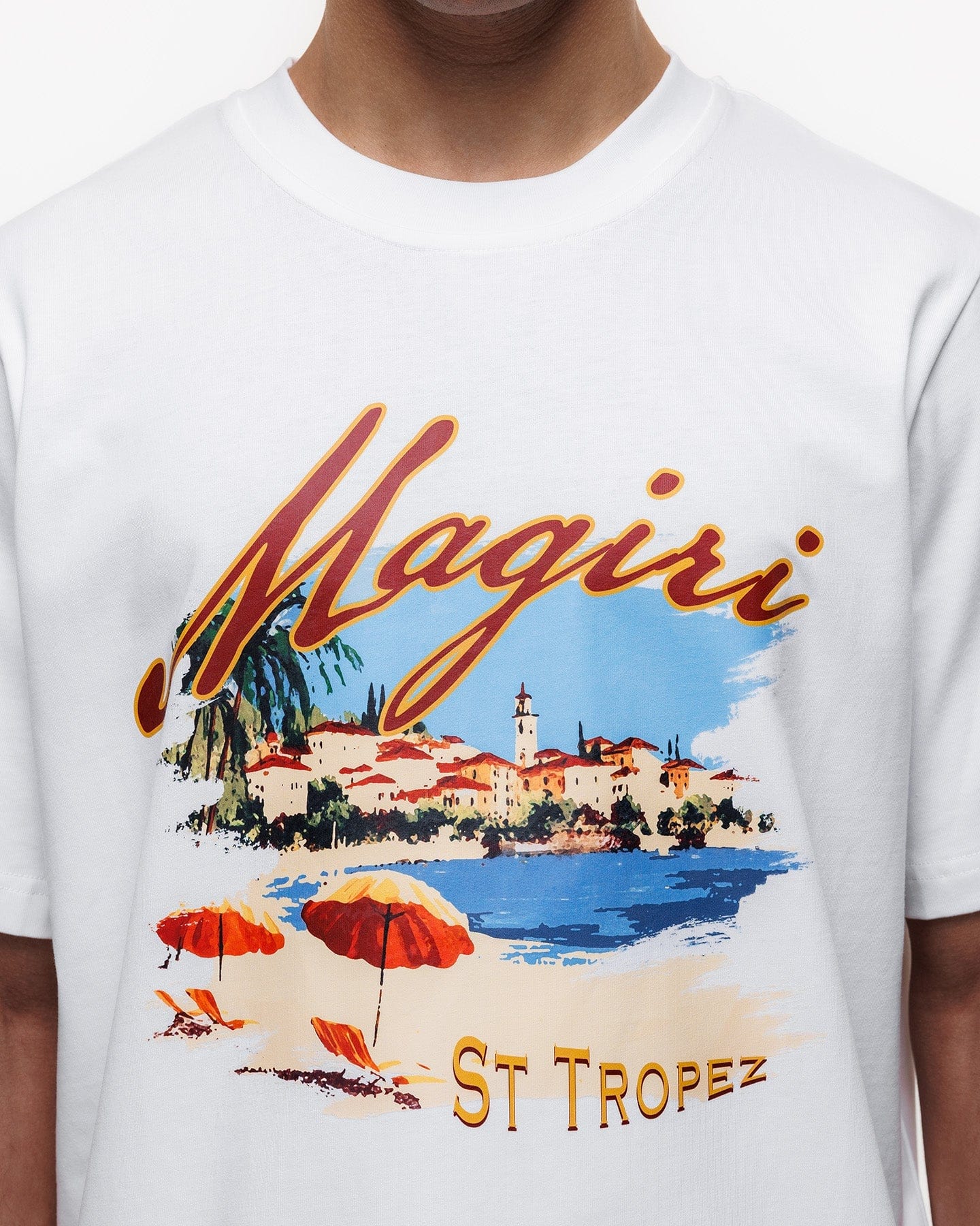 Magiri St. Tropez Printed T-Shirt 'White' - Kick Game