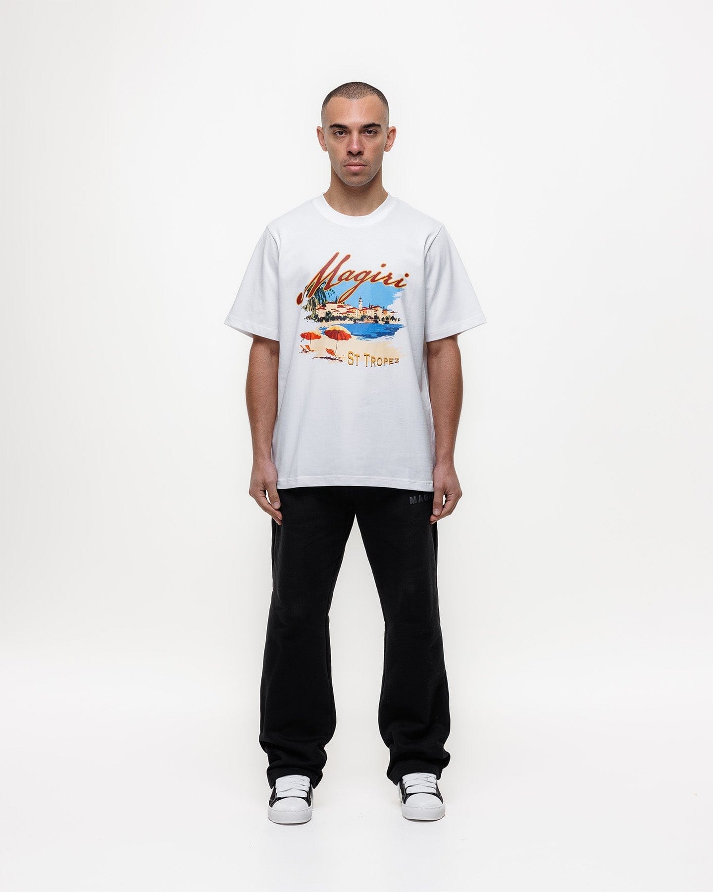 Magiri St. Tropez Printed T-Shirt 'White' - Kick Game