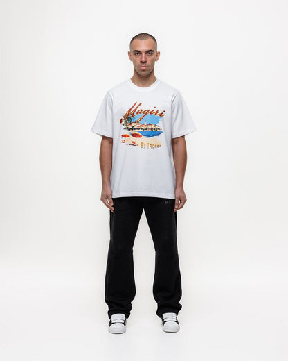 Magiri St. Tropez Printed T-Shirt 'White' - Kick Game