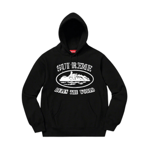 Supreme Corteiz Rules The World Hoodie Black