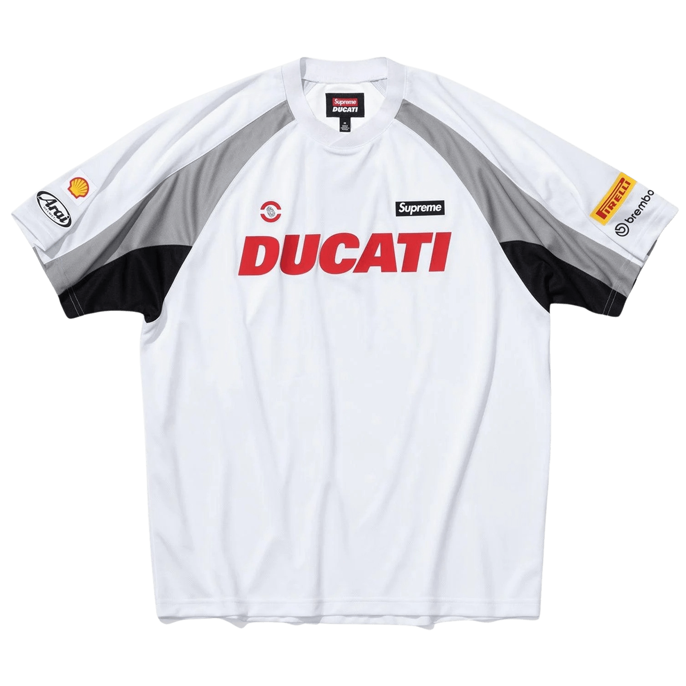 Supreme x Ducati Soccer Jersey 'White' - Kick Game