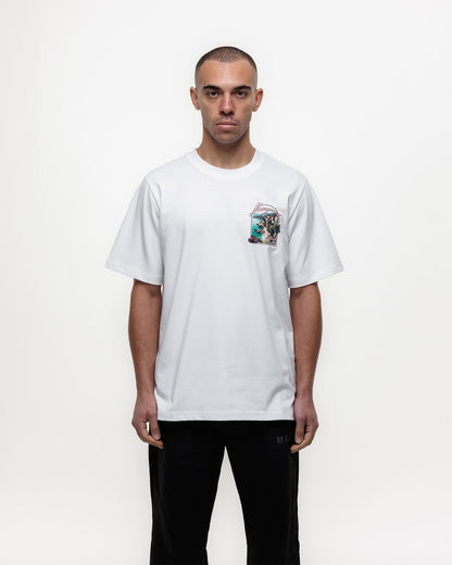 Magiri Sur Mur Printed T-Shirt 'White' - Kick Game