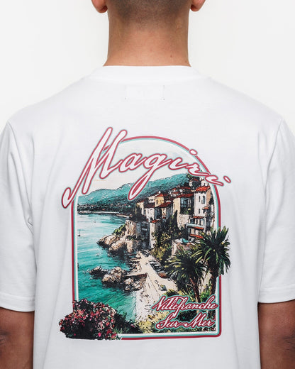 Magiri Sur Mur Printed T-Shirt 'White' - Kick Game