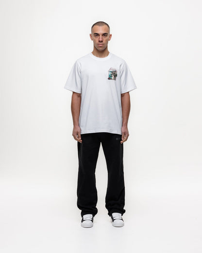 Magiri Sur Mur Printed T-Shirt 'White' - Kick Game