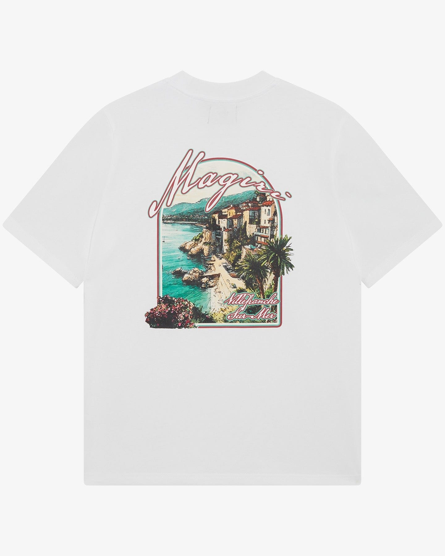 Magiri Sur Mur Printed T-Shirt 'White' - Kick Game