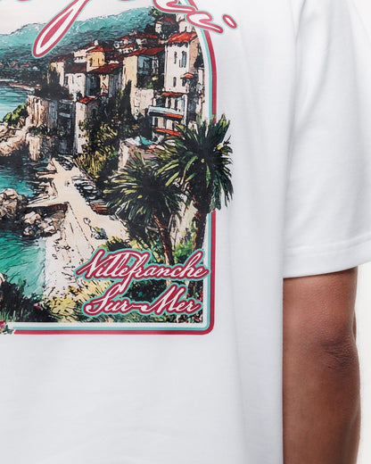 Magiri Sur Mur Printed T-Shirt 'White' - Kick Game