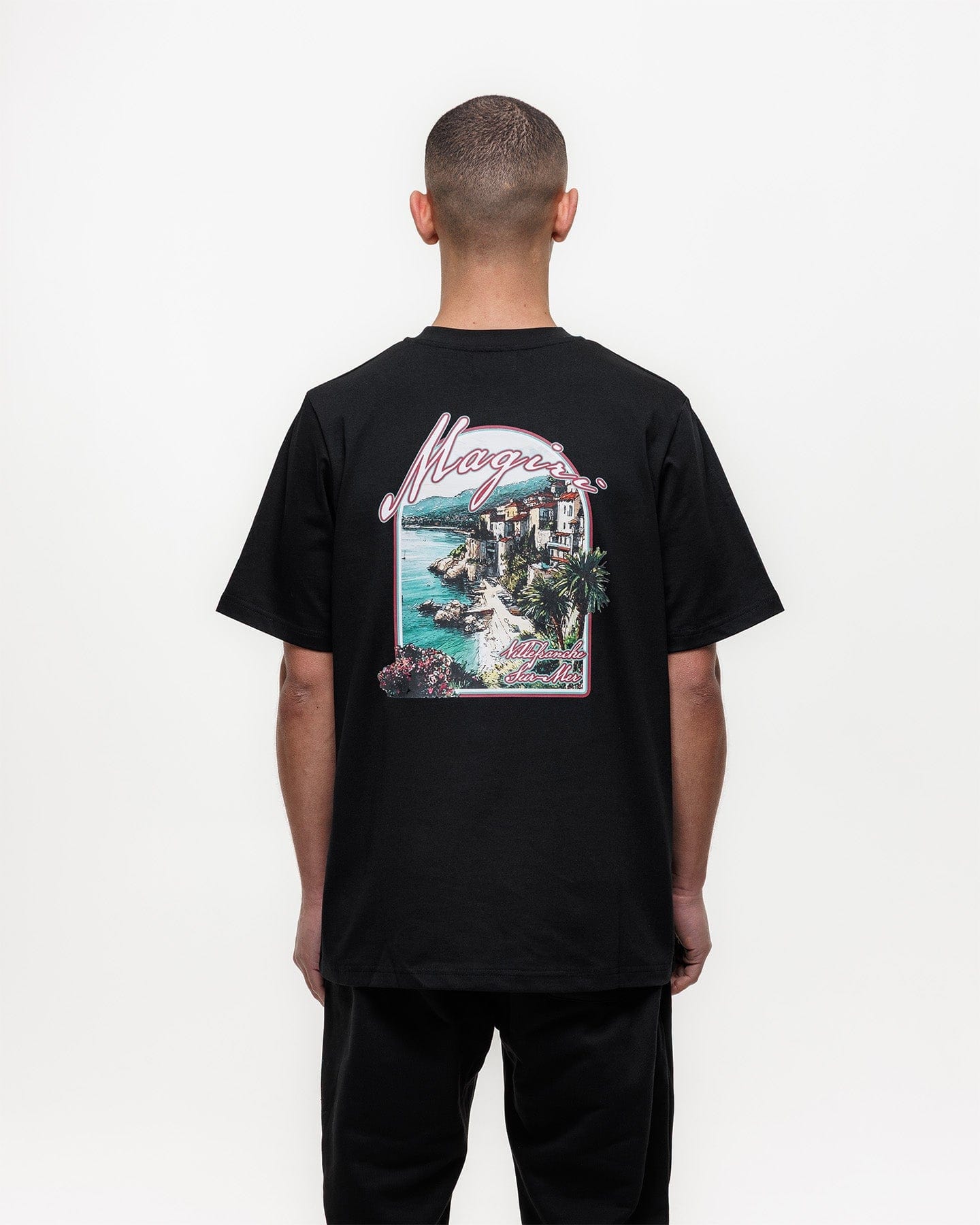 Magiri Sur Mur Printed T-Shirt 'Black' - Kick Game