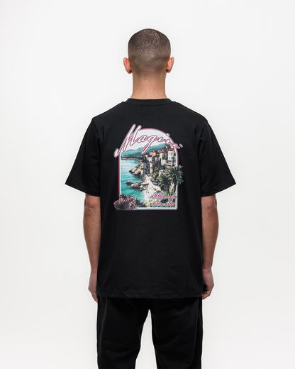 Magiri Sur Mur Printed T-Shirt 'Black' - Kick Game
