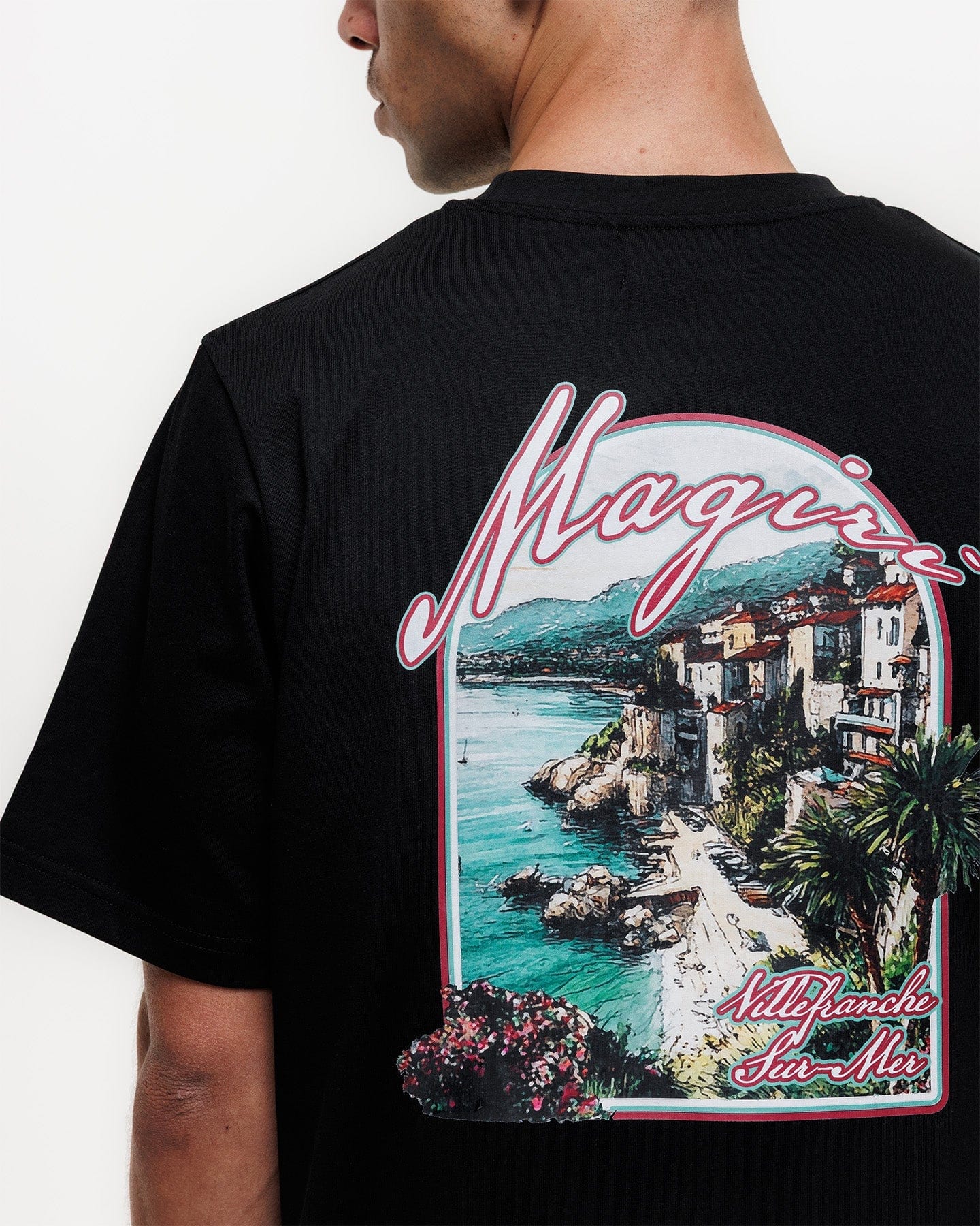 Magiri Sur Mur Printed T-Shirt 'Black' - Kick Game