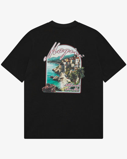 Magiri Sur Mur Printed T-Shirt 'Black' - Kick Game