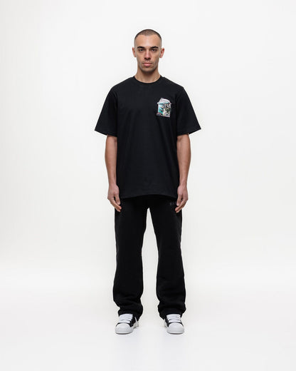 Magiri Sur Mur Printed T-Shirt 'Black' - Kick Game
