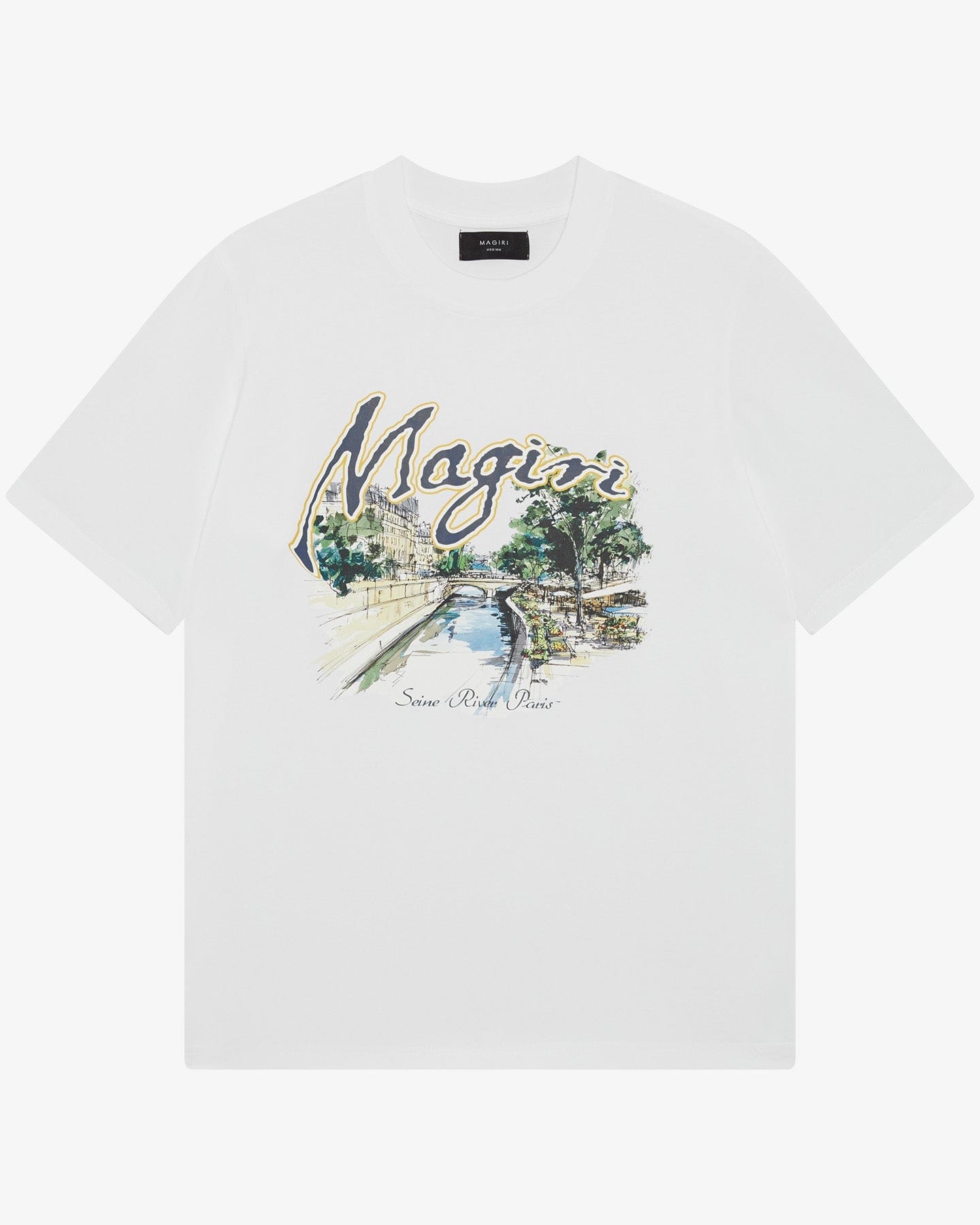 Magiri Seine River Printed T-Shirt 'White' - Kick Game