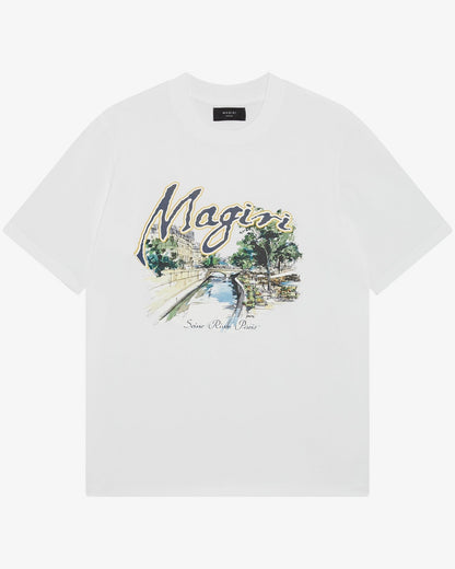 Magiri Seine River Printed T-Shirt 'White' - Kick Game