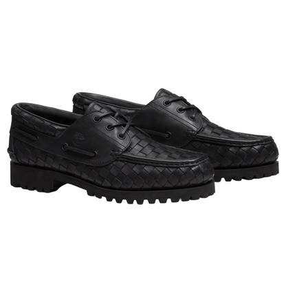 Timberland 3-Eye Lug Woven Pack 'Black Full Grain' - Kick Game