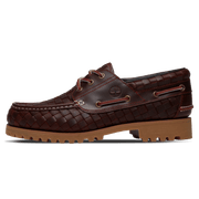 Timberland 3-Eye Lug Woven Pack 'Burgundy Full Grain' - Kick Game