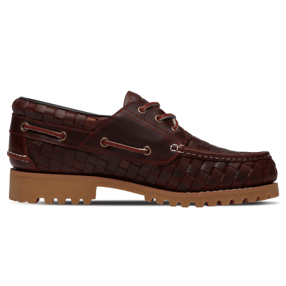 Timberland 3-Eye Lug Woven Pack 'Burgundy Full Grain' - Kick Game