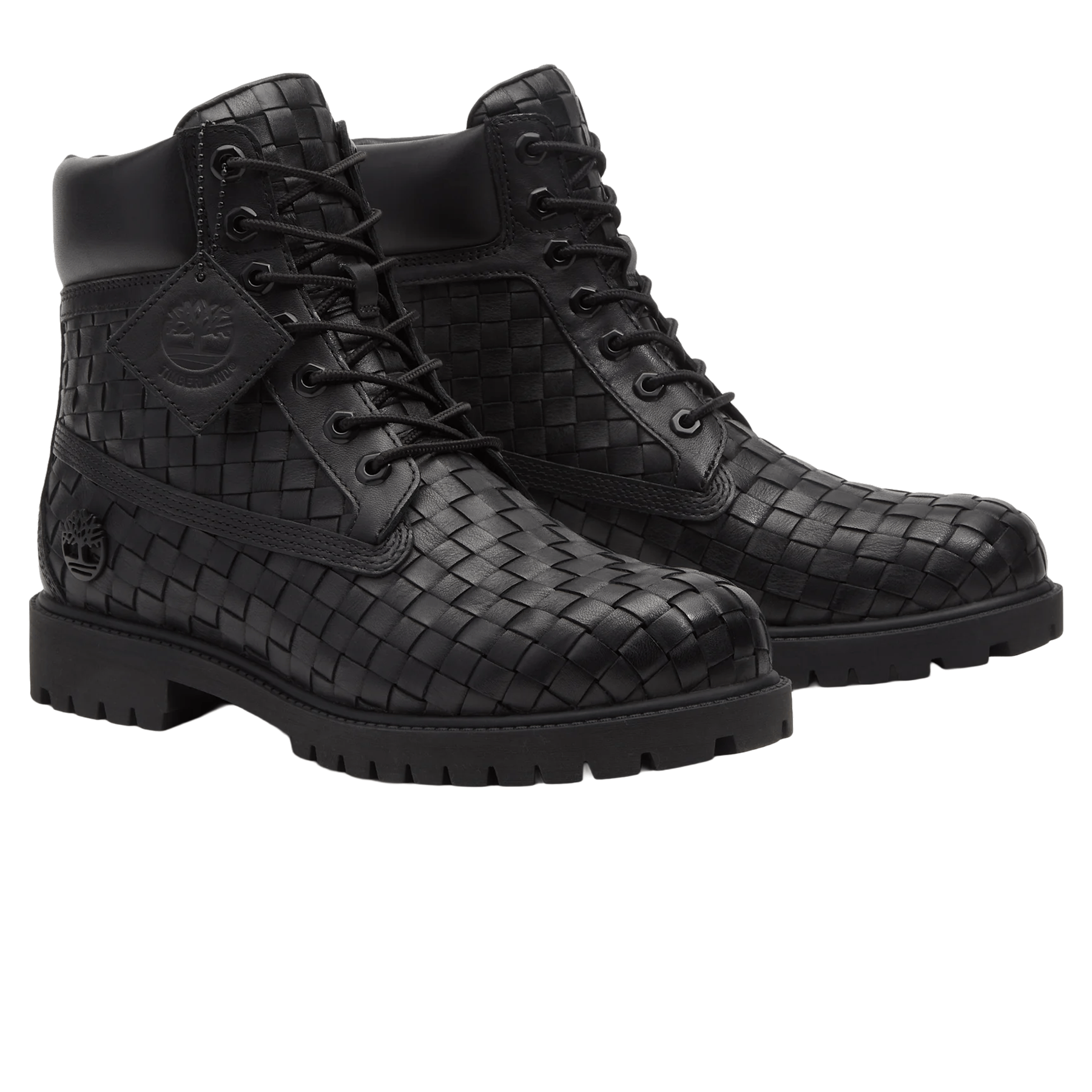 Timberland Premium 6 Inch Boot Woven 'Black Full Grain' - Kick Game