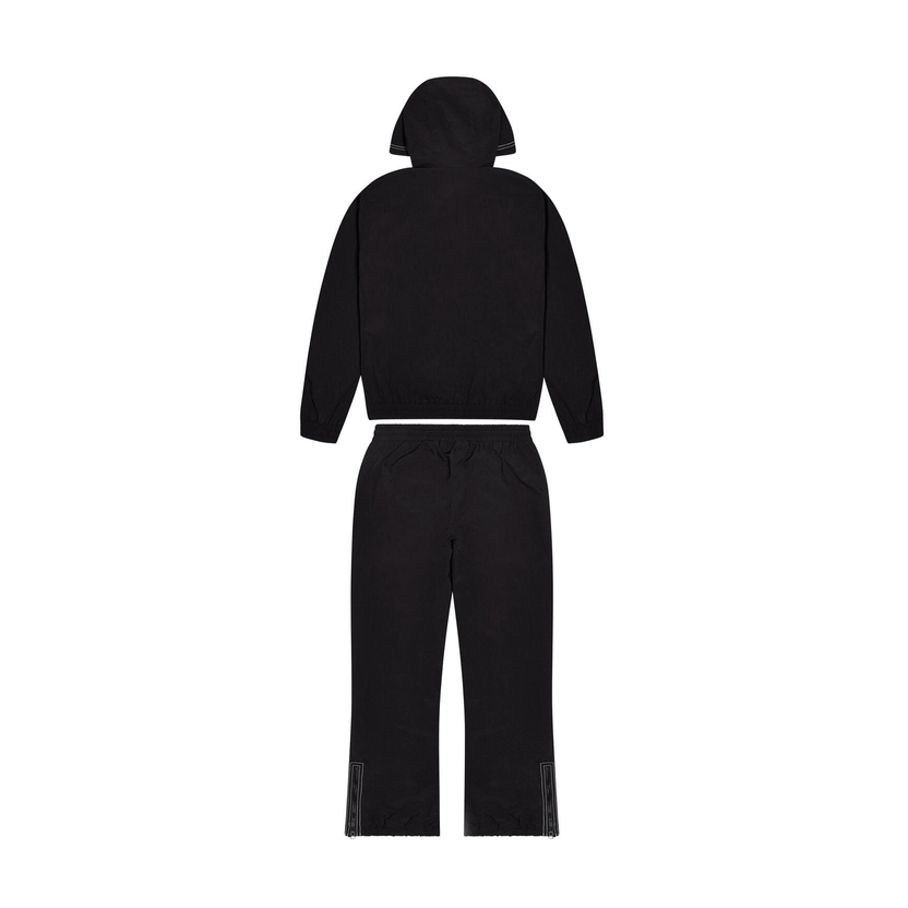 Trapstar Hyperdrive Shell Tracksuit 'Black' — Kick Game