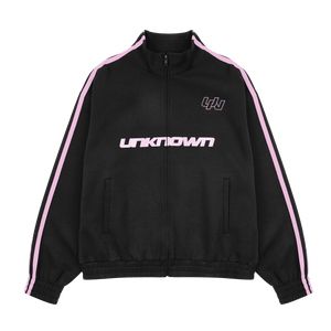 Unknown Pink Stripe Track Top