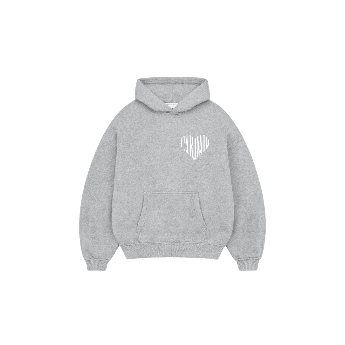 Cardair Embroidered Heart Hoodie - Grey - Kick Game