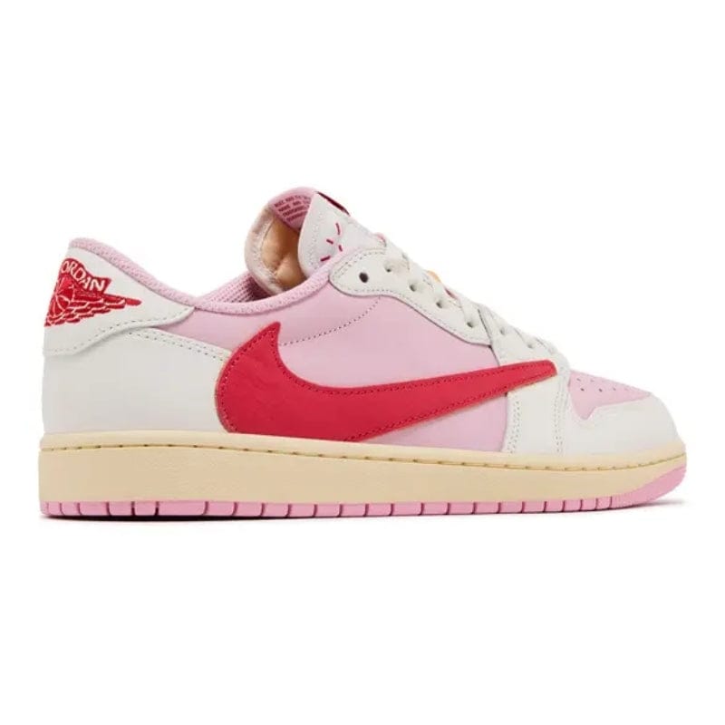 Travis Scott x Air Jordan 1 Retro Low OG 'Sail Tropical Pink' - Kick Game