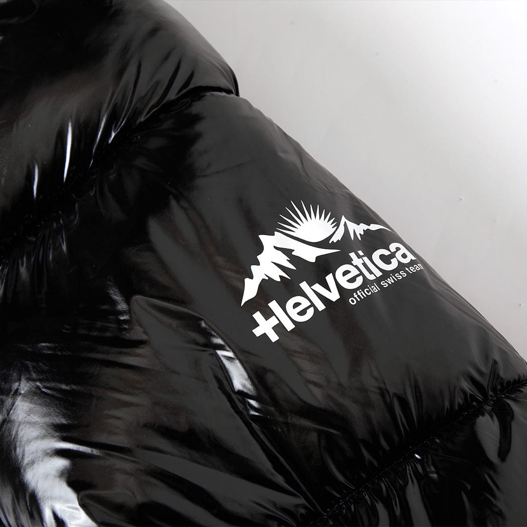 Helvetica Mountain Pioneers Viber Hooded Down Jacket - Kick Game