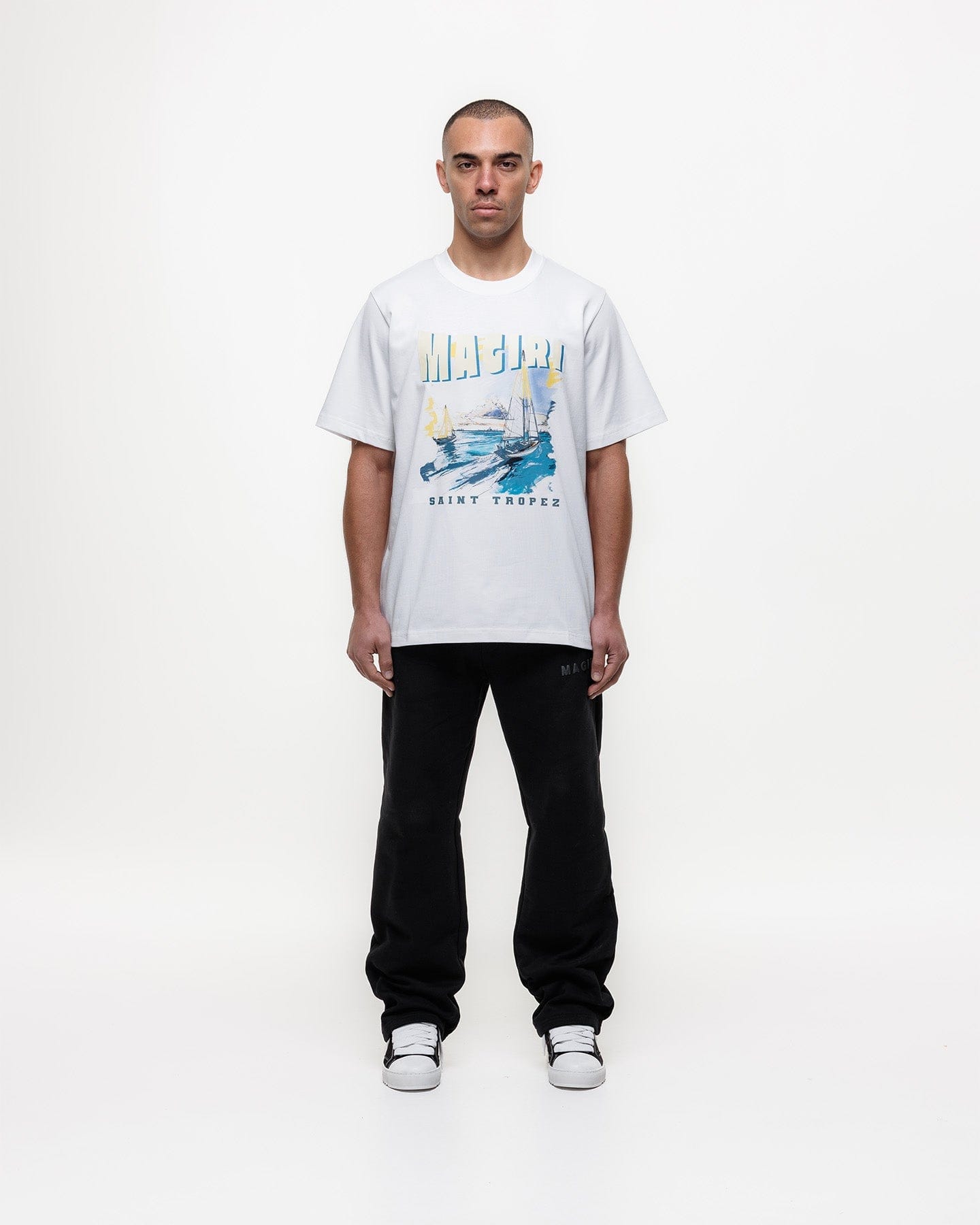 Magiri Voyage Printed T-Shirt 'White' - Kick Game