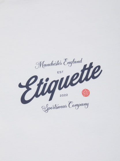 Etiquette The Rose Tee 'White' - Kick Game