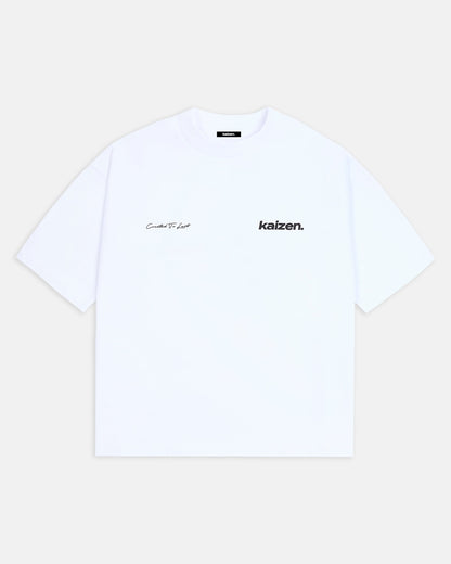 KAIZEN MARKET ARCH TEE WHITE - Kick Game