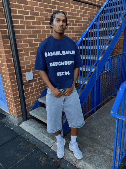 Navy Design Dept Tee - Kick Game