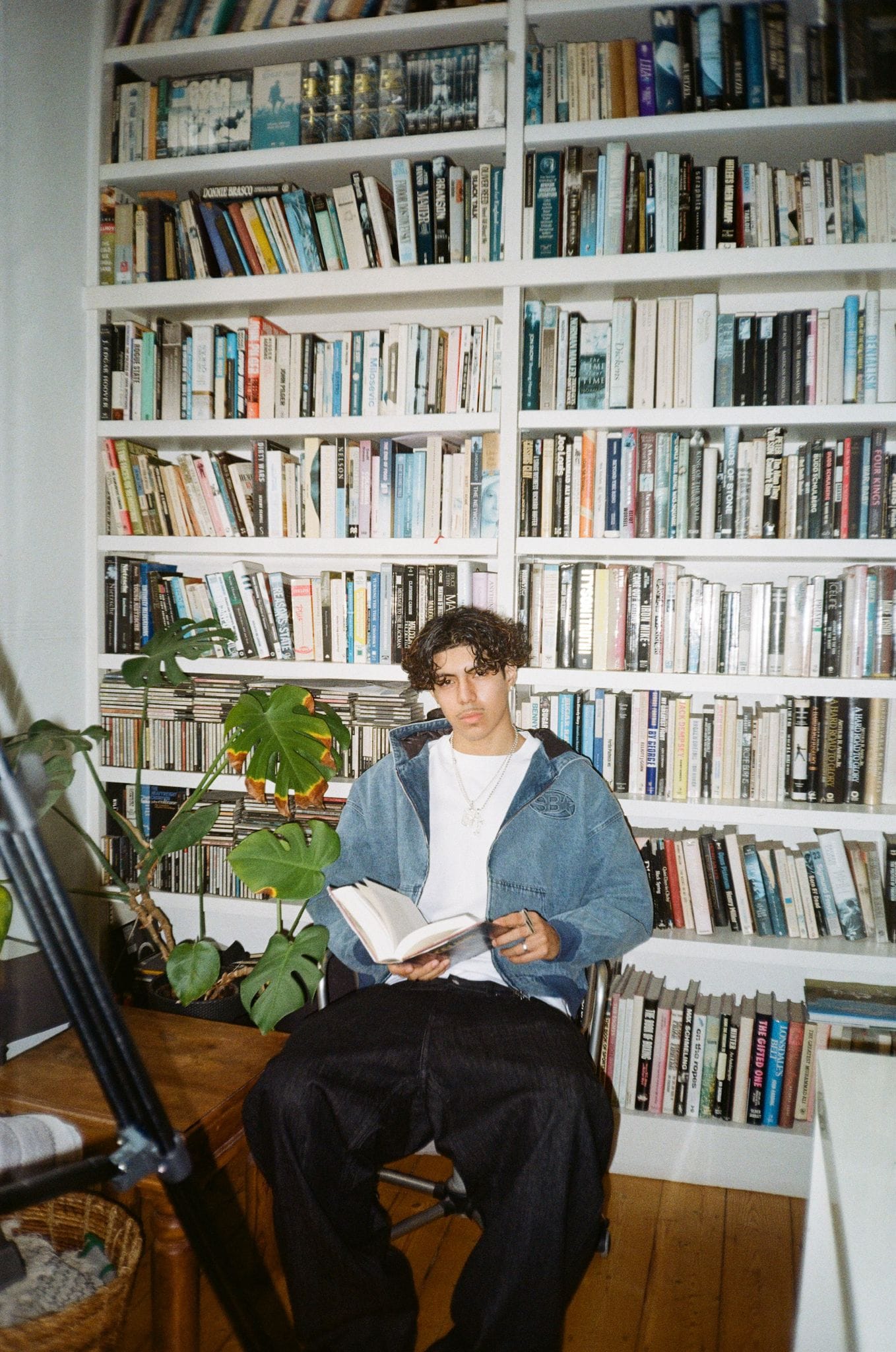 Hooded Denim Jacket - Kick Game