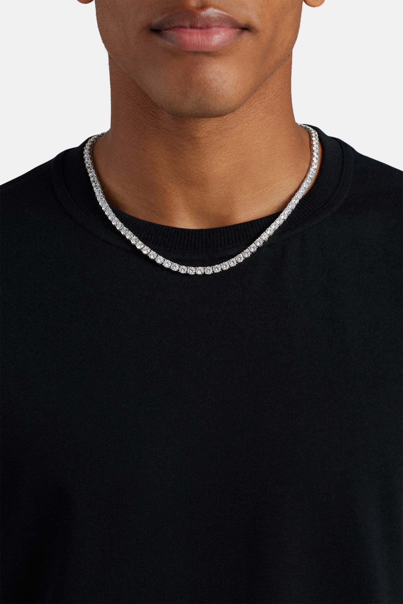 Tennis Chain - 5mm - White - Kick Game