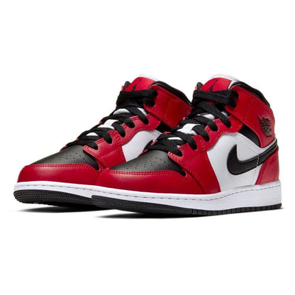 Air Jordan 1 Mid GS 'Chicago Black Toe' - Kick Game