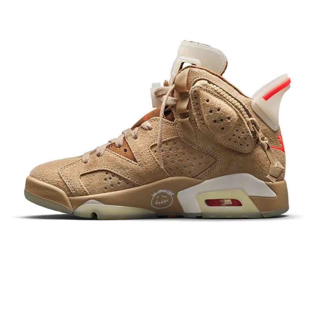 Air Jordan 6 Retro Travis Scott British Khaki - Kick Game