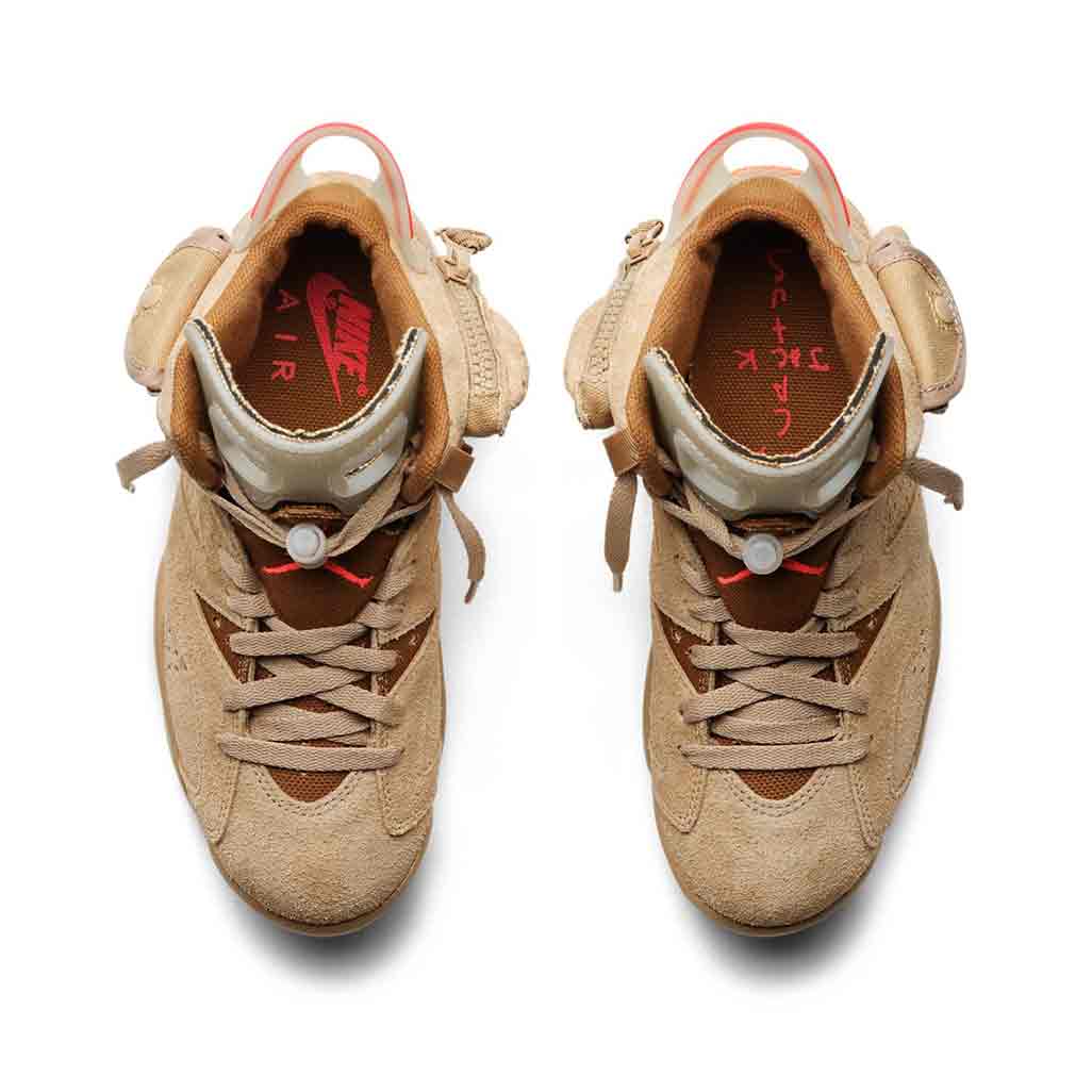Air Jordan 6 Retro Travis Scott British Khaki - Kick Game