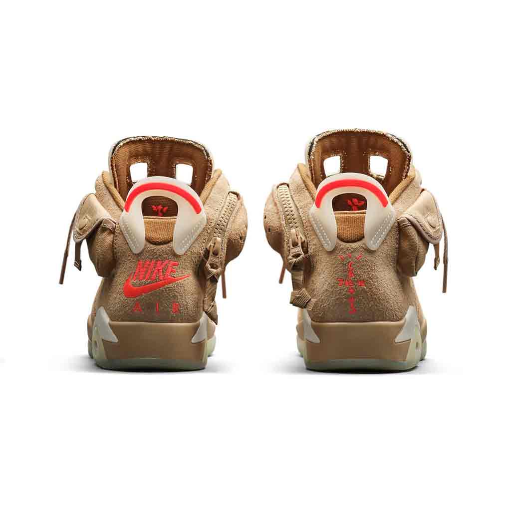 Air Jordan 6 Retro Travis Scott British Khaki - Kick Game
