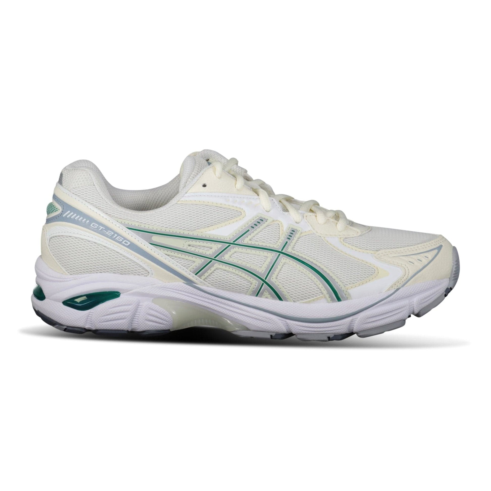 Asics GT-2160 Trainers in Cream & Jasper Green - Kick Game