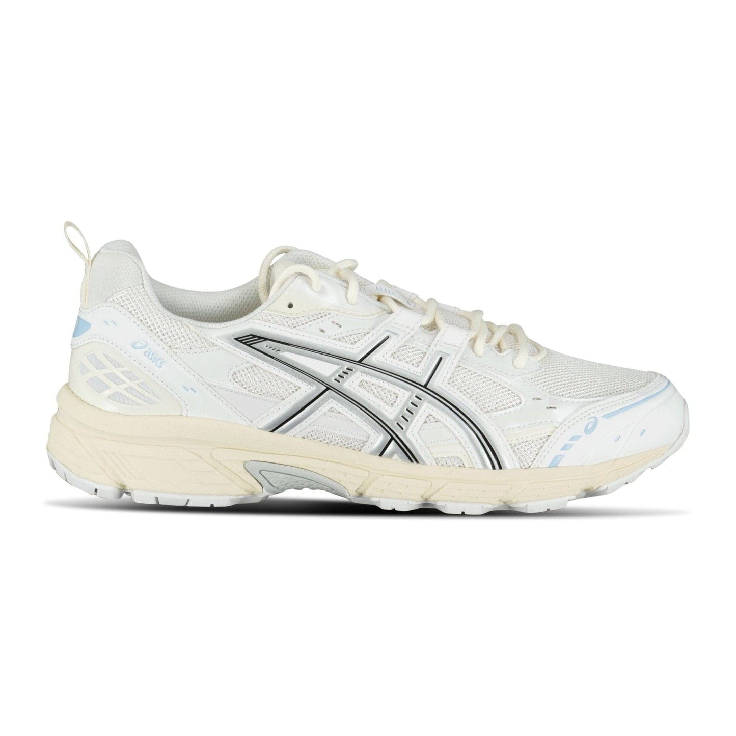 Asics GEL-NUNOBIKI Trainers White, Pure Silver & Light Blue - Kick Game