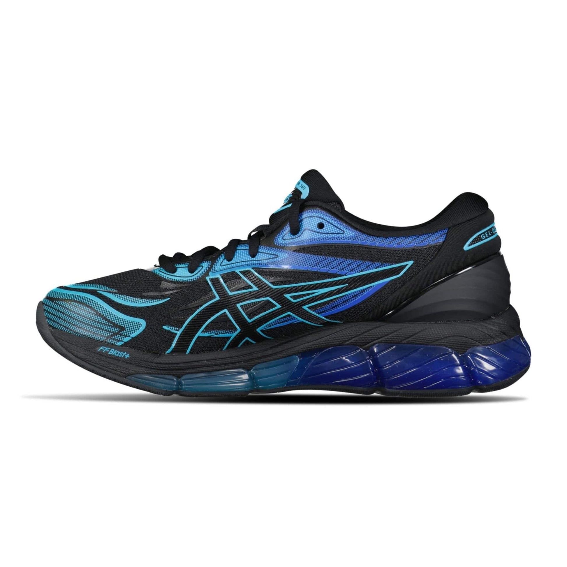 Asics GEL-QUANTUM 360 VII Trainers Blue & Black - Kick Game