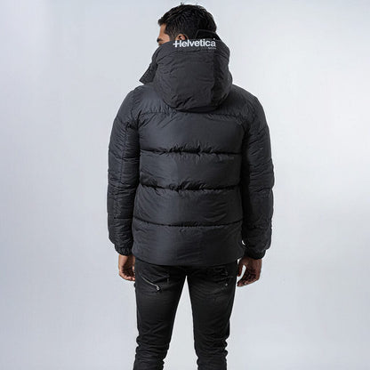 Helvetica Mountain Pioneers Barnes Hooded Parka Jacket - Kick Game
