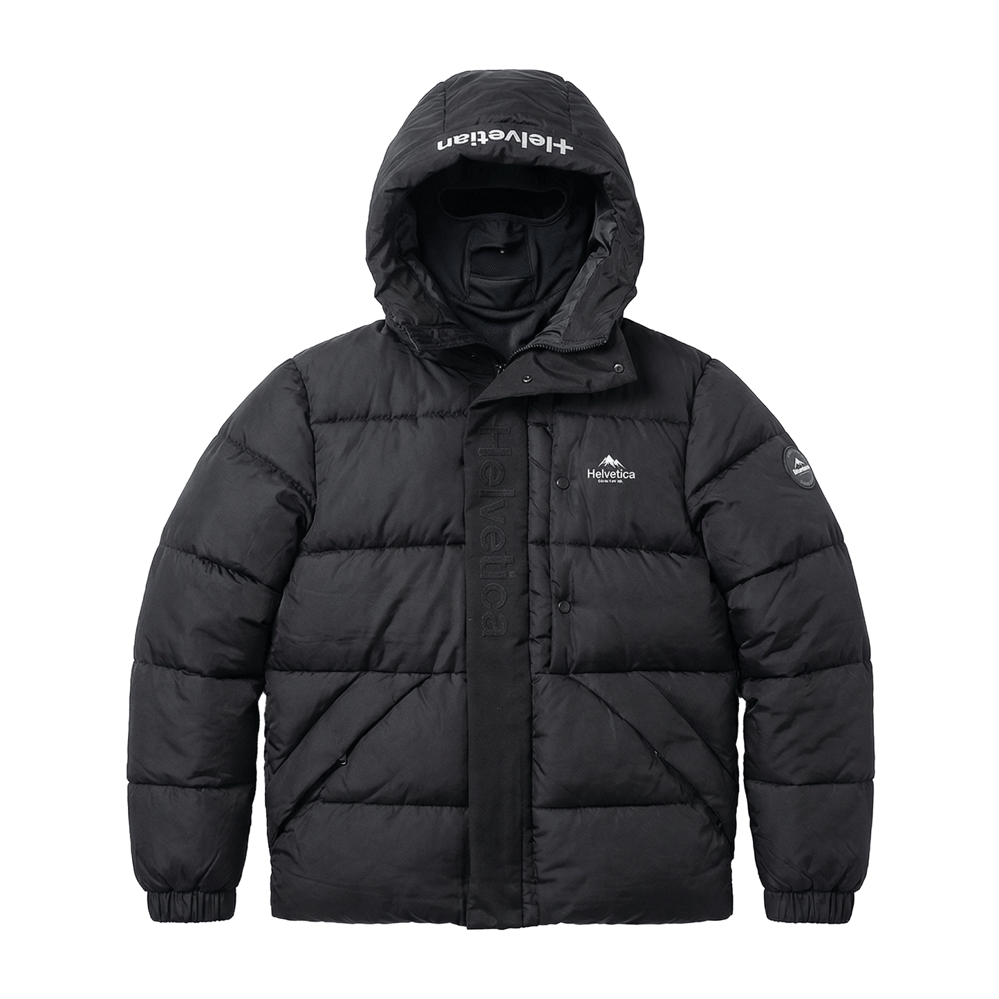 Helvetica Mountain Pioneers Barnes Hooded Parka Jacket - Kick Game
