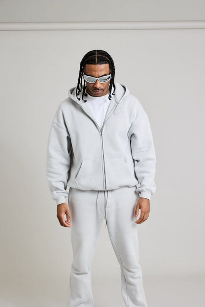 Bénir Club Match Day Zip Hoodie - Flat Grey - Kick Game