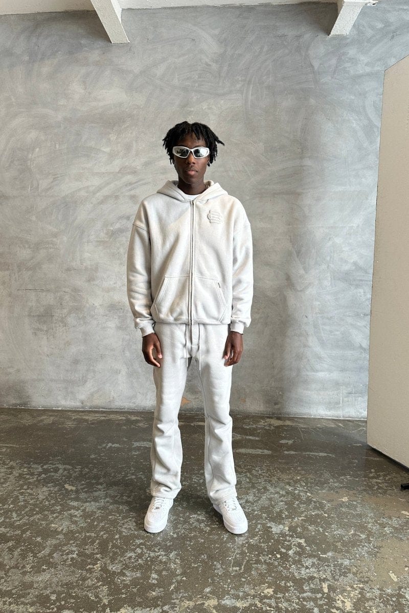 Bénir Club Match Day Zip Hoodie - Flat Grey - Kick Game