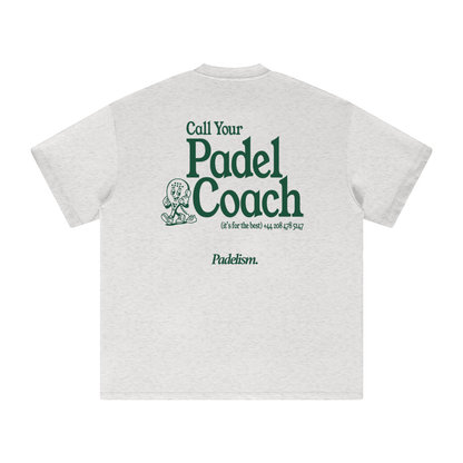 Padel Coach - Heavyweight T-Shirt - Kick Game