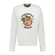 Casablanca Orbite Autour De L'Orange Beaded Sweatshirt White - Kick Game