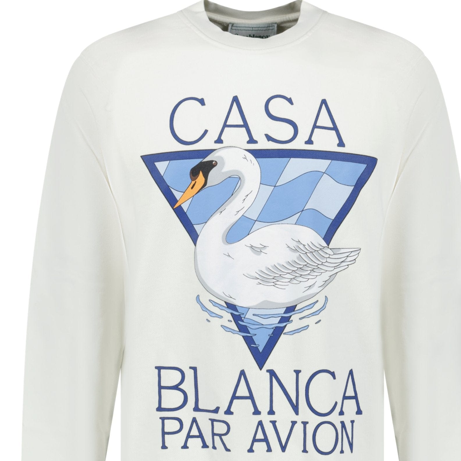 Casablanca Par Avion Screen Printed Sweatshirt White - Kick Game