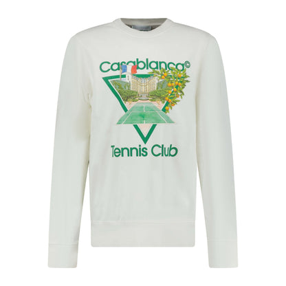 Casablanca 'Tennis Club' Sweatshirt Cream - Kick Game