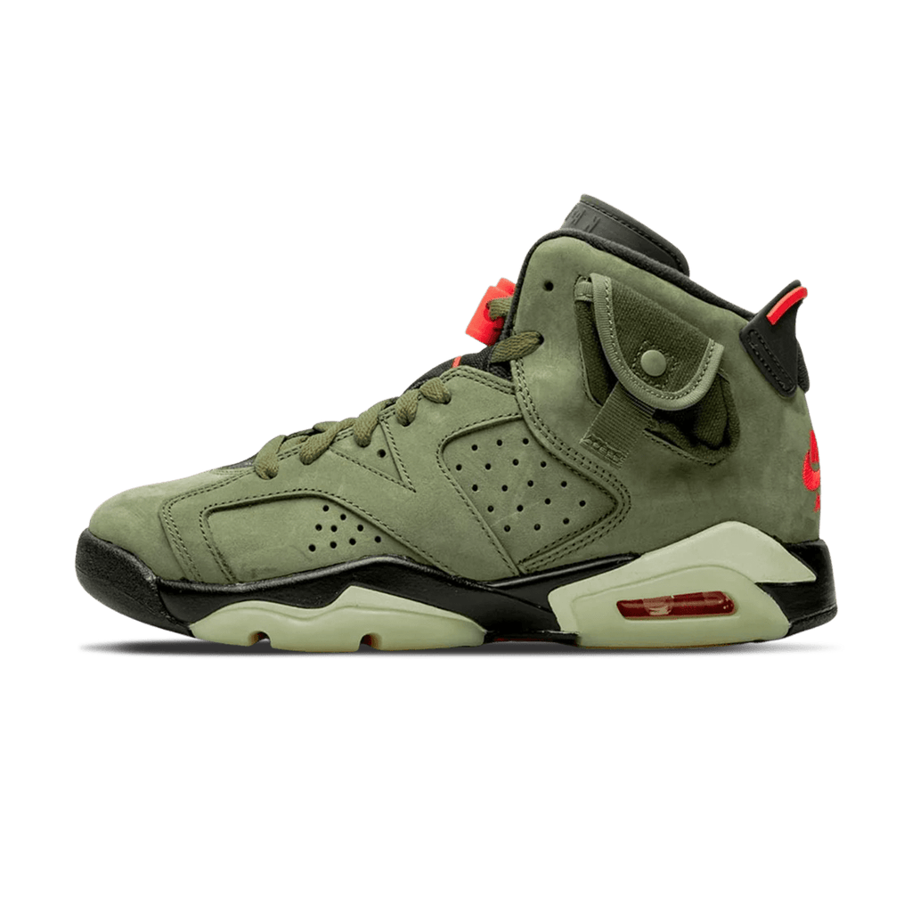 Travis Scott x Air Jordan 6 Retro GS Olive Kick Game