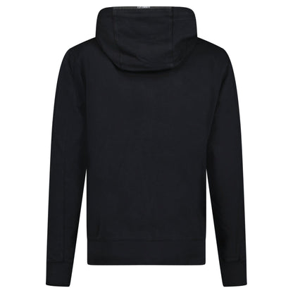 CP Company CP Company Light Fleece Lens Zip Hoodie Black - Kick Game