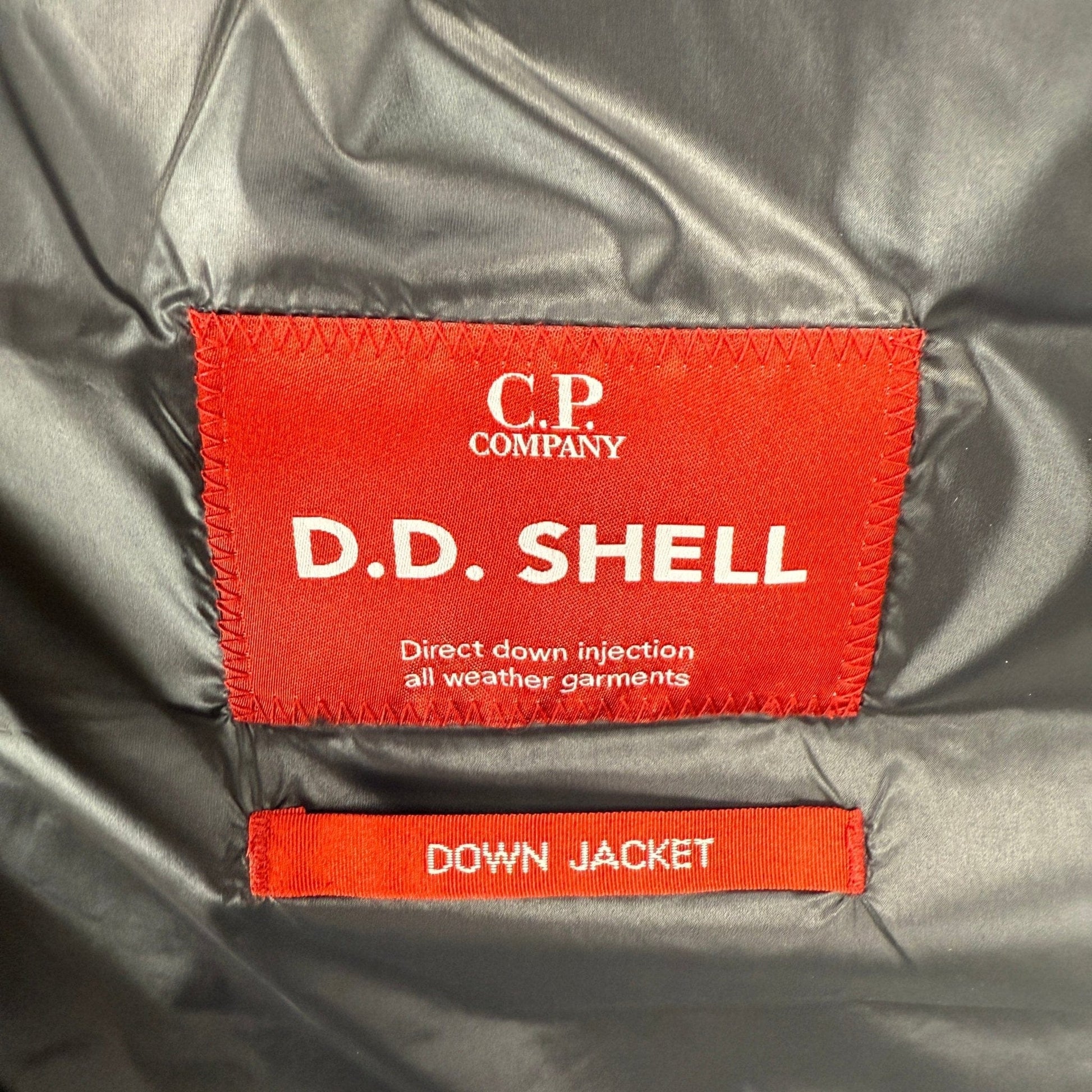 CP Company D.D. Padded Goggle Down Jacket Black - Kick Game
